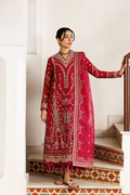 Emaan Adeel | Mirabelle Festive Luxury Lawn | GARDENIA GLOW - House Of Hania
