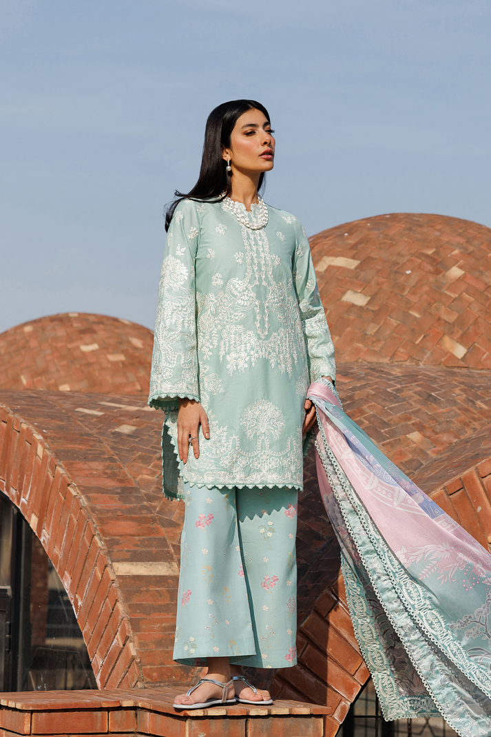 Emaan Adeel | Mirabelle Festive Luxury Lawn | ISOLDE - House Of Hania