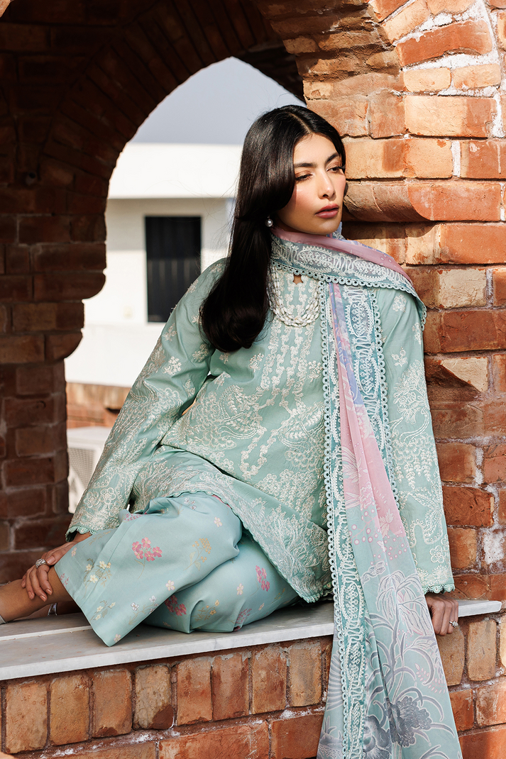 Emaan Adeel | Mirabelle Festive Luxury Lawn | ISOLDE - House Of Hania