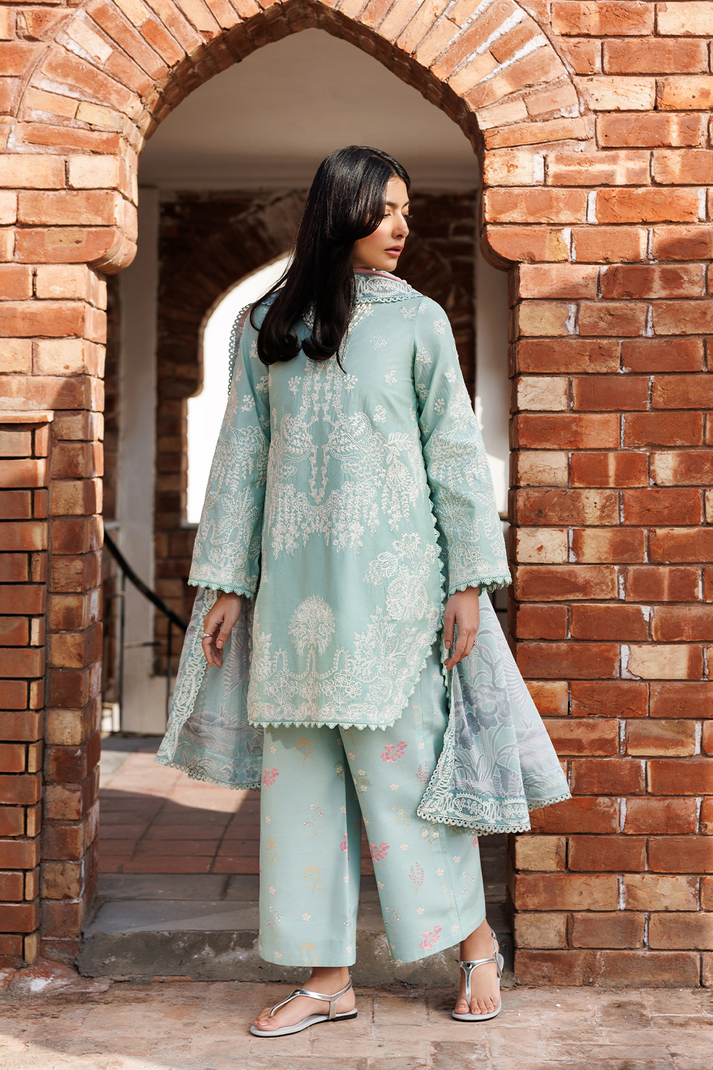 Emaan Adeel | Mirabelle Festive Luxury Lawn | ISOLDE - House Of Hania