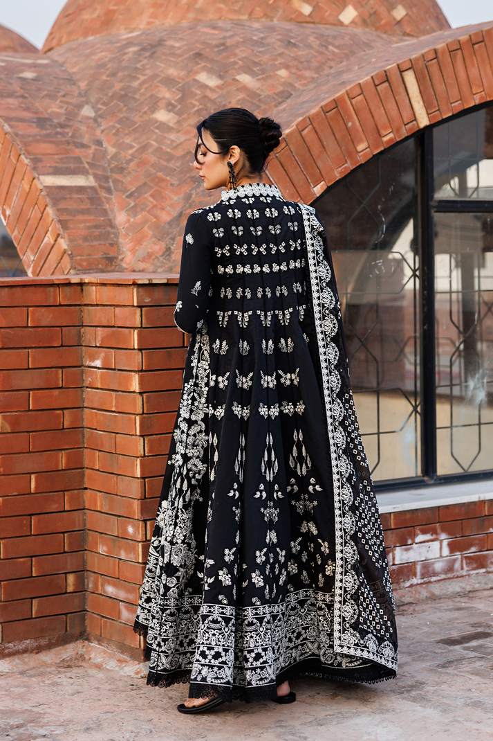 Emaan Adeel | Mirabelle Festive Luxury Lawn | MIDNIGHT BLISS - House Of Hania