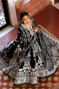 Emaan Adeel | Mirabelle Festive Luxury Lawn | MIDNIGHT BLISS - House Of Hania