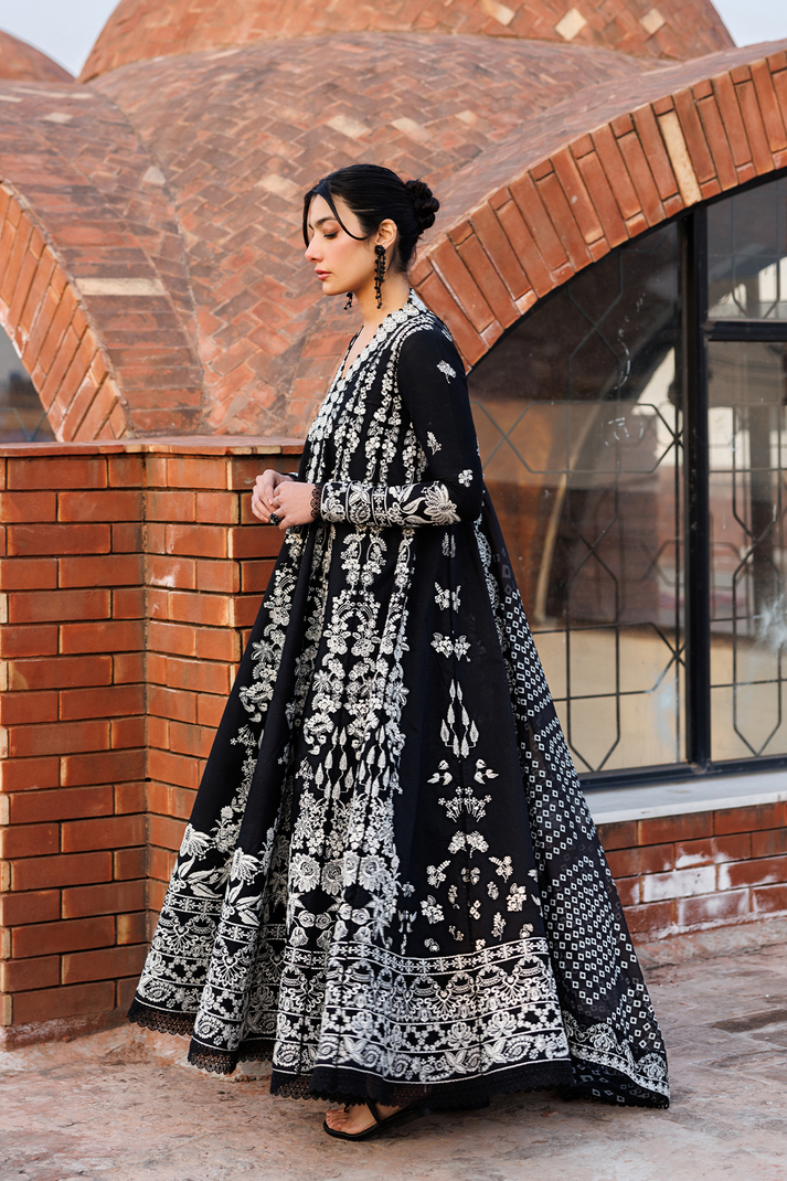 Emaan Adeel | Mirabelle Festive Luxury Lawn | MIDNIGHT BLISS - House Of Hania