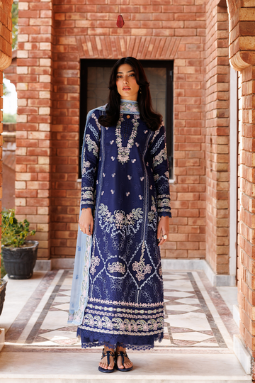 Emaan Adeel | Mirabelle Festive Luxury Lawn | PETAL POSH - House Of Hania