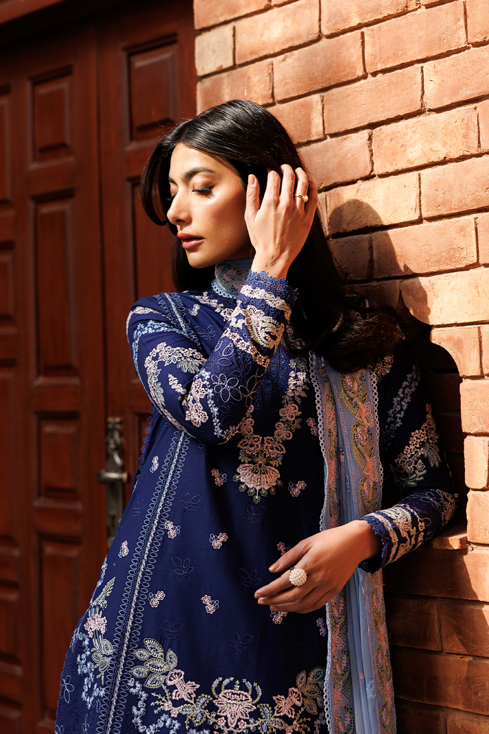 Emaan Adeel | Mirabelle Festive Luxury Lawn | PETAL POSH - House Of Hania