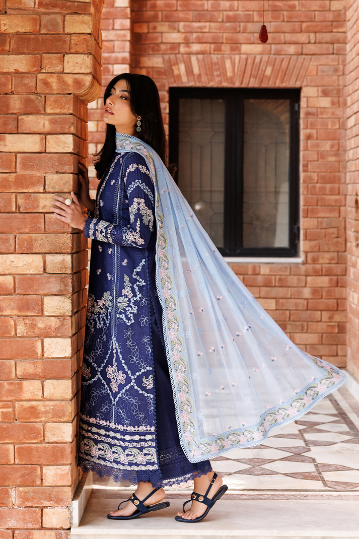 Emaan Adeel | Mirabelle Festive Luxury Lawn | PETAL POSH - House Of Hania