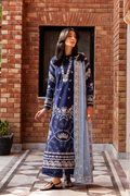 Emaan Adeel | Mirabelle Festive Luxury Lawn | PETAL POSH - House Of Hania
