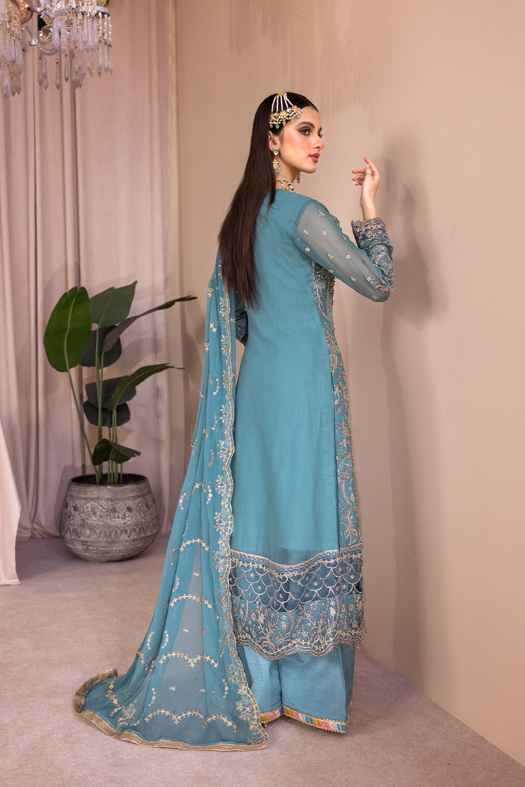 Emaan Adeel Romansiyyah Luxury Formal 3 Piece Suit RM-05 Miyasa - House Of Hania