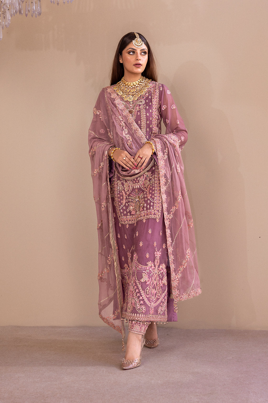 Emaan Adeel Romansiyyah Luxury Formal 3 Piece Suit RM-06 Estelle - House Of Hania