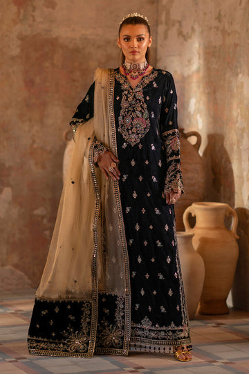 Emaan Adeel | Saanjh Velvet Collection 24 |  Ishaan - House Of Hania
