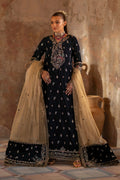 Emaan Adeel | Saanjh Velvet Collection 24 |  Ishaan - House Of Hania