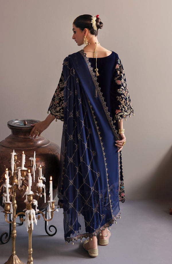 Emaan Adeel | Saanjh Velvet Collection 24 |  MK-03 Falak - House Of Hania