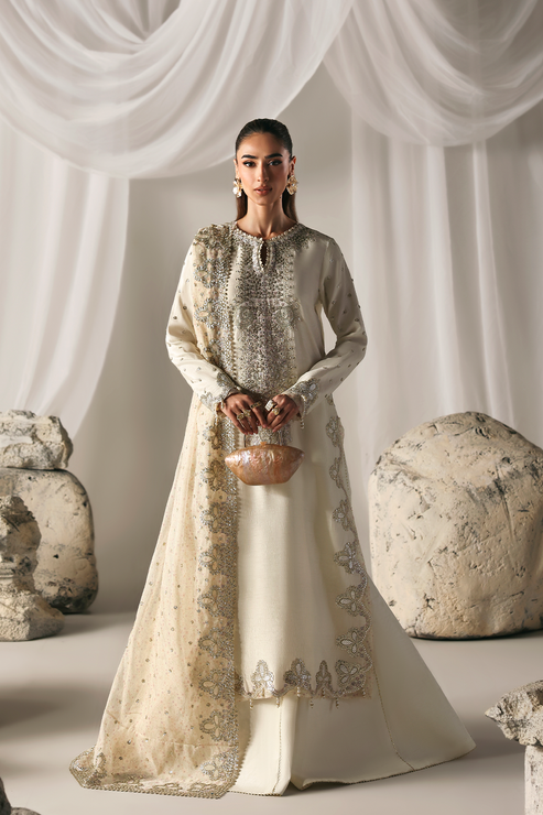 Emaan Adeel | Serein Luxe Silk | MISTY DAWN - House Of Hania