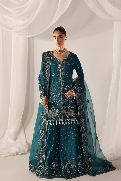 Emaan Adeel | Serein Luxe Silk | MOONLIT NIGHT - House Of Hania