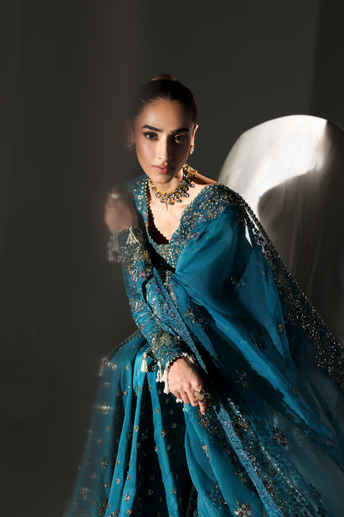 Emaan Adeel | Serein Luxe Silk | MOONLIT NIGHT - House Of Hania