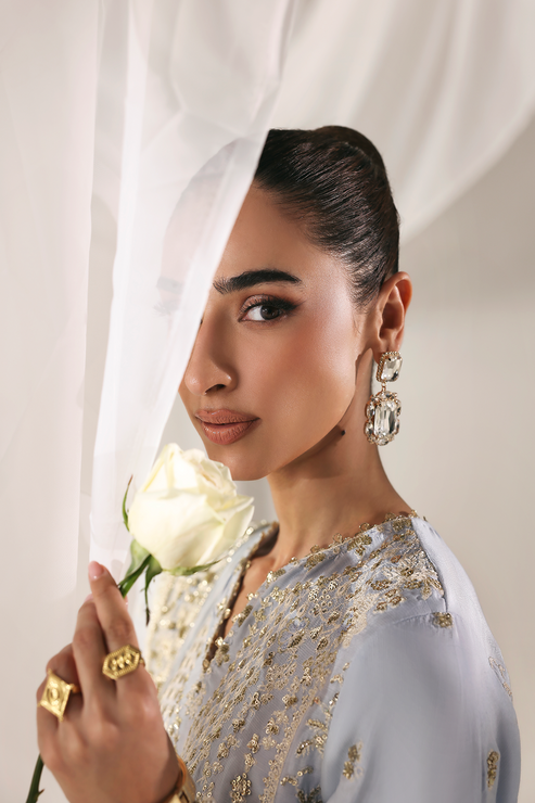 Emaan Adeel | Serein Luxe Silk | OPULENT OASIS - House Of Hania