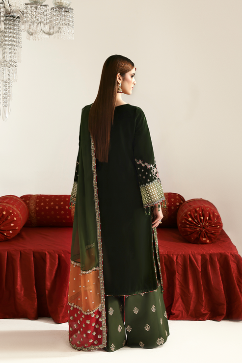 Emaan Adeel | Zarposh Velvet 25 | AARISH - House Of Hania
