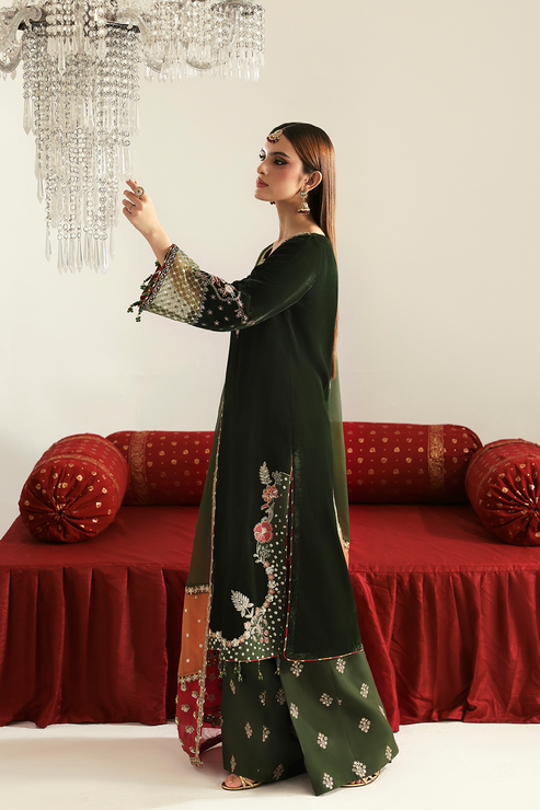 Emaan Adeel | Zarposh Velvet 25 | AARISH - House Of Hania