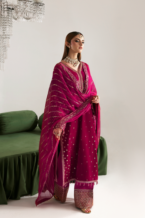 Emaan Adeel | Zarposh Velvet 25 | SHAHNAZ - House Of Hania