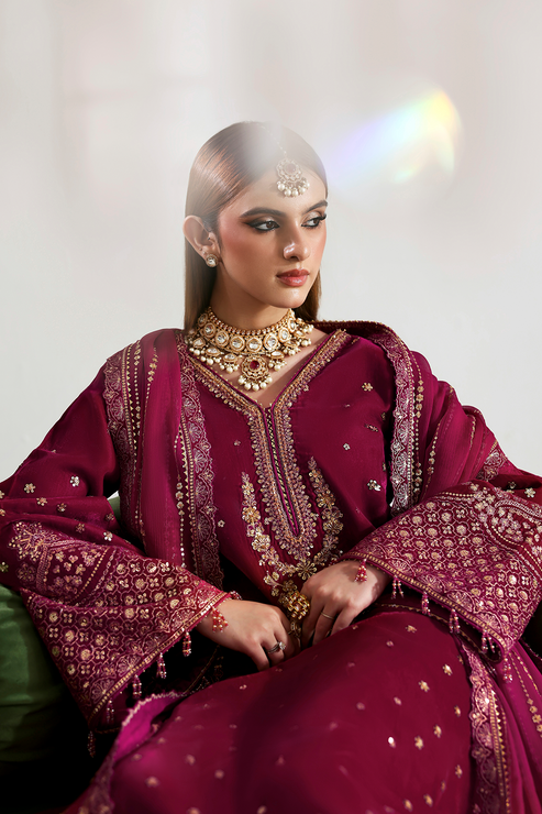 Emaan Adeel | Zarposh Velvet 25 | SHAHNAZ - House Of Hania