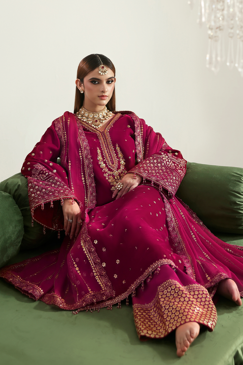 Emaan Adeel | Zarposh Velvet 25 | SHAHNAZ - House Of Hania