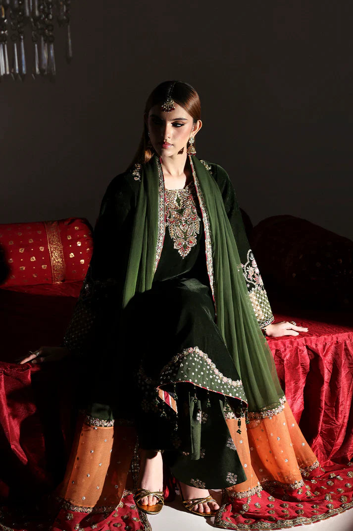Emaan Adeel | Zarposh Velvet Collection | AARISH - House Of Hania