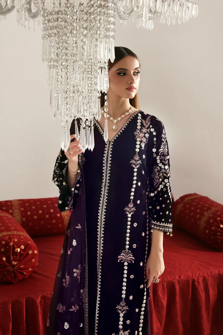 Emaan Adeel | Zarposh Velvet Collection | DILNAR - House Of Hania