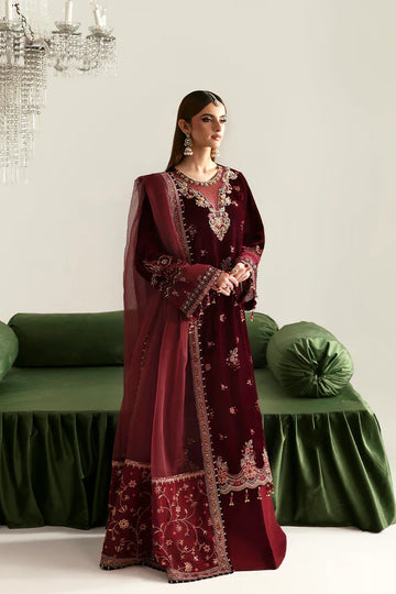 Emaan Adeel | Zarposh Velvet Collection | NADIRA - House Of Hania