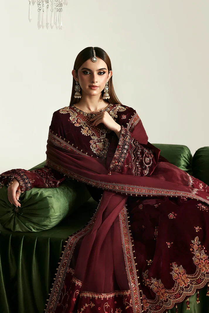 Emaan Adeel | Zarposh Velvet Collection | NADIRA - House Of Hania