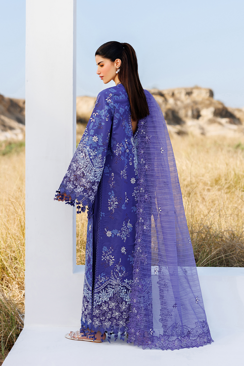 Emaan adeel | Sunlit Groove Luxury Lawn 26 | PETAL PULSE - House Of Hania