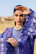 Emaan adeel | Sunlit Groove Luxury Lawn 26 | PETAL PULSE - House Of Hania