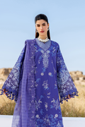 Emaan adeel | Sunlit Groove Luxury Lawn 26 | PETAL PULSE - House Of Hania