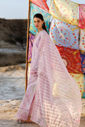 Emaan adeel | Sunlit Groove Luxury Lawn 26 | SUMMER SORBET - House Of Hania