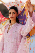 Emaan adeel | Sunlit Groove Luxury Lawn 26 | SUMMER SORBET - House Of Hania