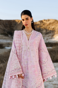 Emaan adeel | Sunlit Groove Luxury Lawn 26 | SUMMER SORBET - House Of Hania