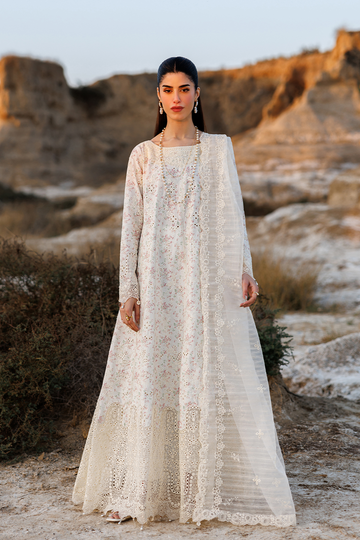 Emaan adeel | Sunlit Groove Luxury Lawn 26 | SUNKISSED - House Of Hania