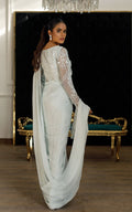 Embroidered Saree - House Of Hania