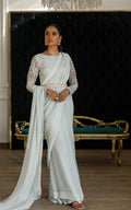 Embroidered Saree - House Of Hania
