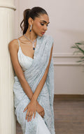 Embroidered Saree - House Of Hania