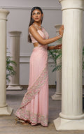Embroidered Saree - House Of Hania