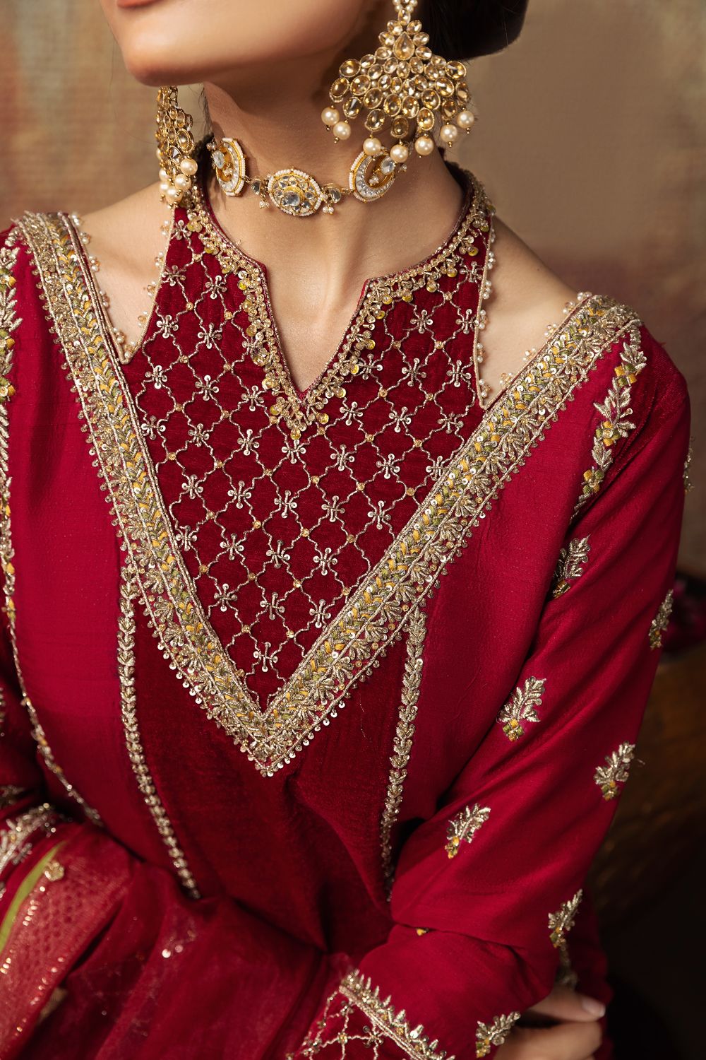 Erum Khan | Begham Jaan Bridal Formals | MALA - House Of Hania