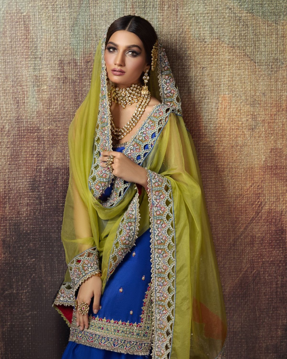 Erum Khan | Begham Jaan Bridal Formals | SABZPARI - House Of Hania