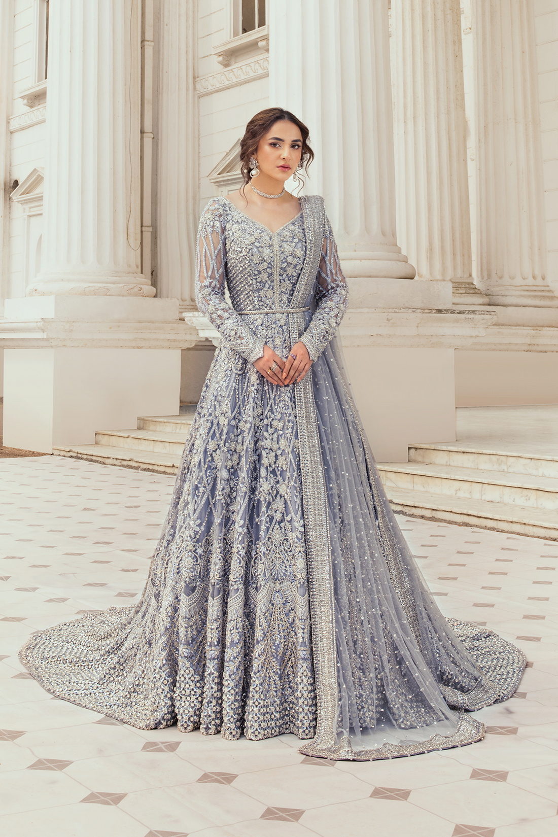 Erum Khan | Iris Bridal Couture 24 | MOONLIT MAJESTY - House Of Hania