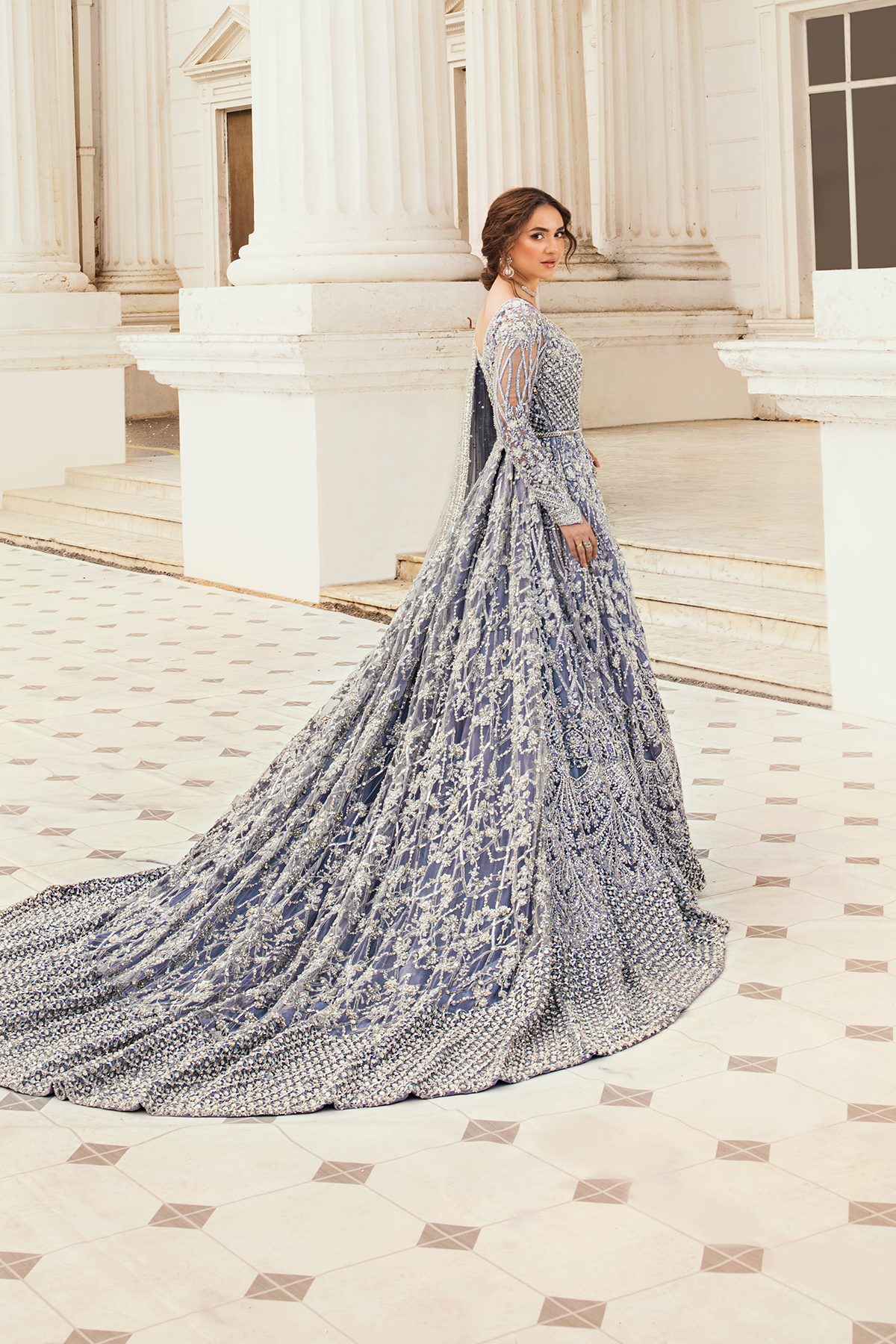 Erum Khan | Iris Bridal Couture 24 | MOONLIT MAJESTY - House Of Hania