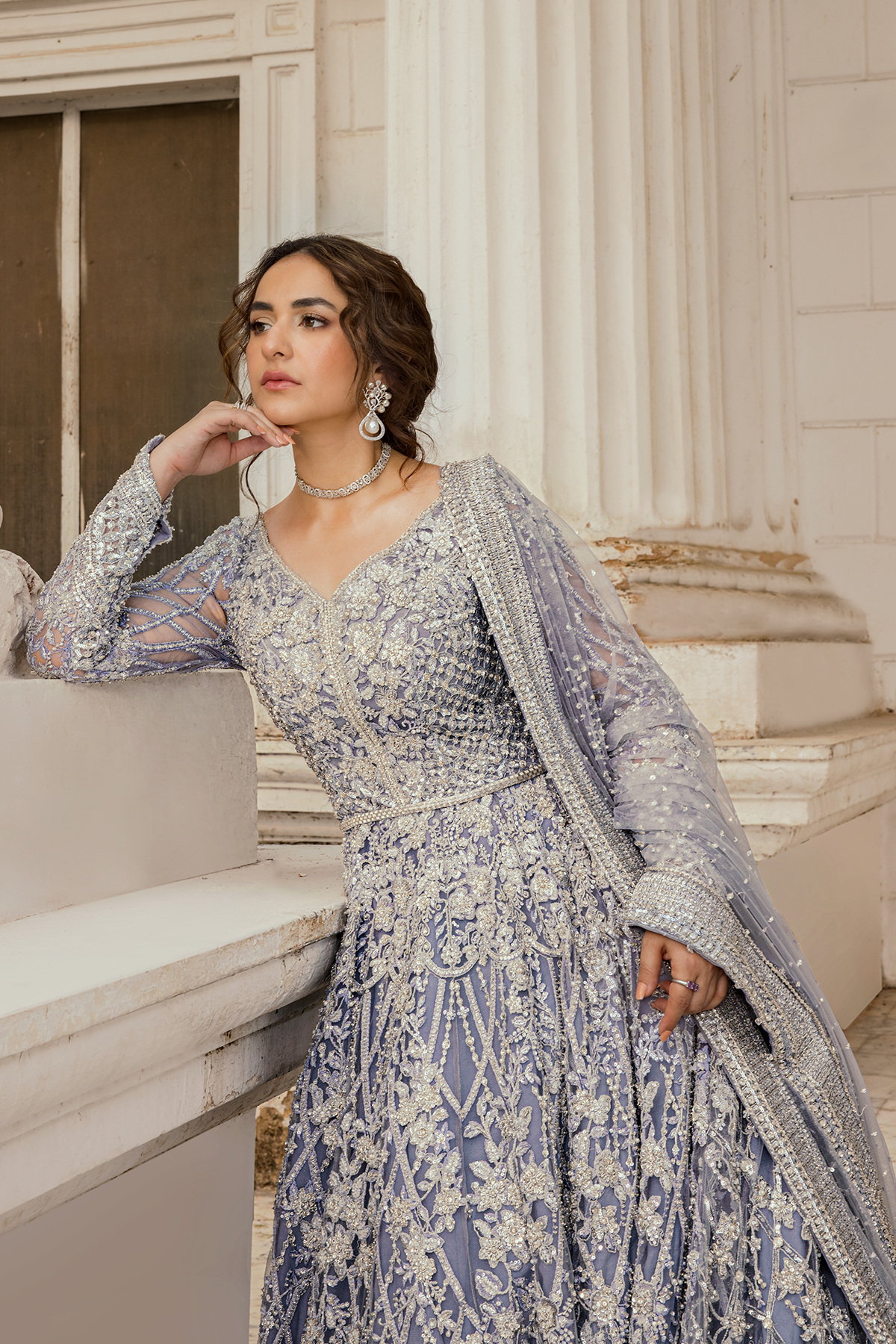 Erum Khan | Iris Bridal Couture 24 | MOONLIT MAJESTY - House Of Hania