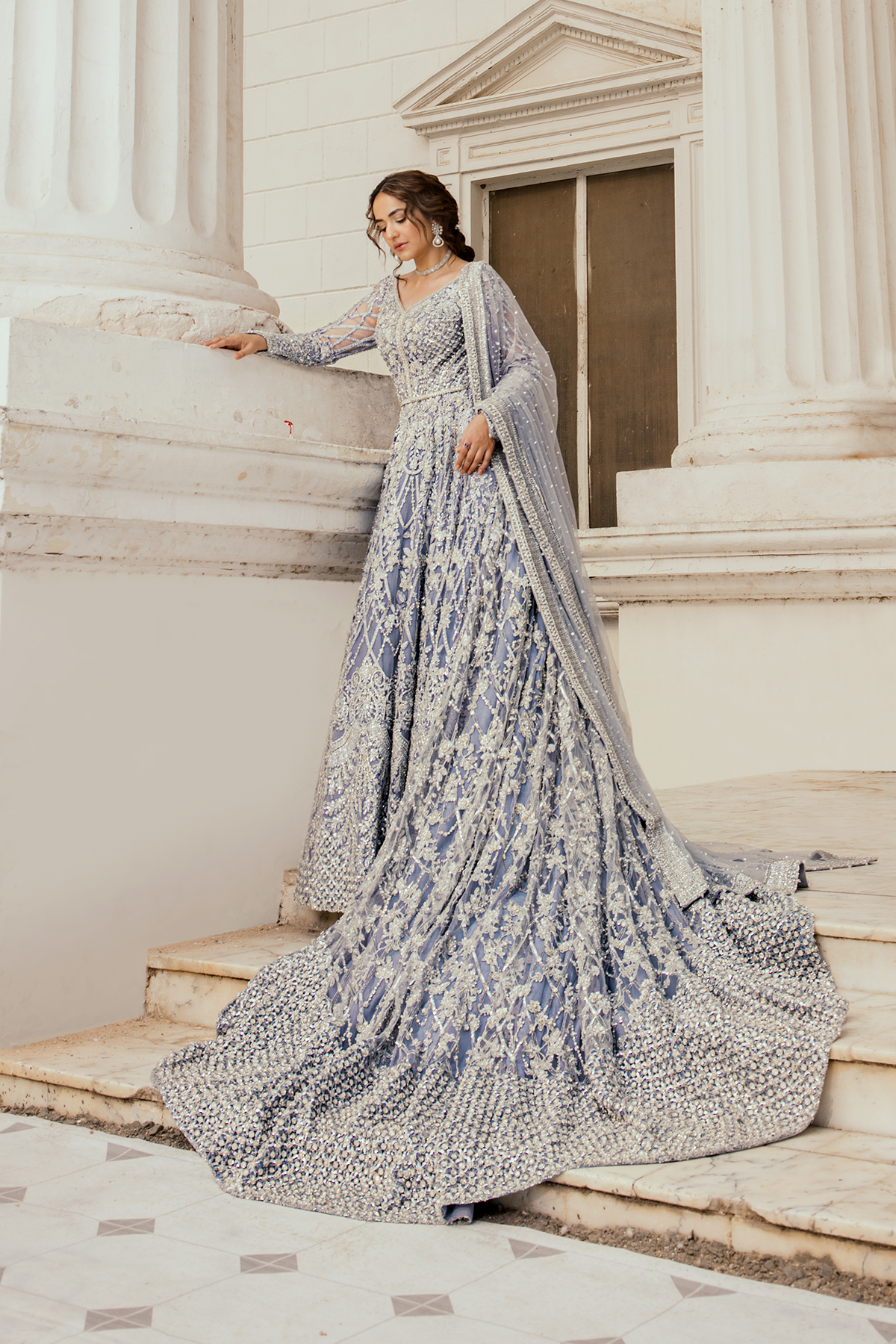 Erum Khan | Iris Bridal Couture 24 | MOONLIT MAJESTY - House Of Hania