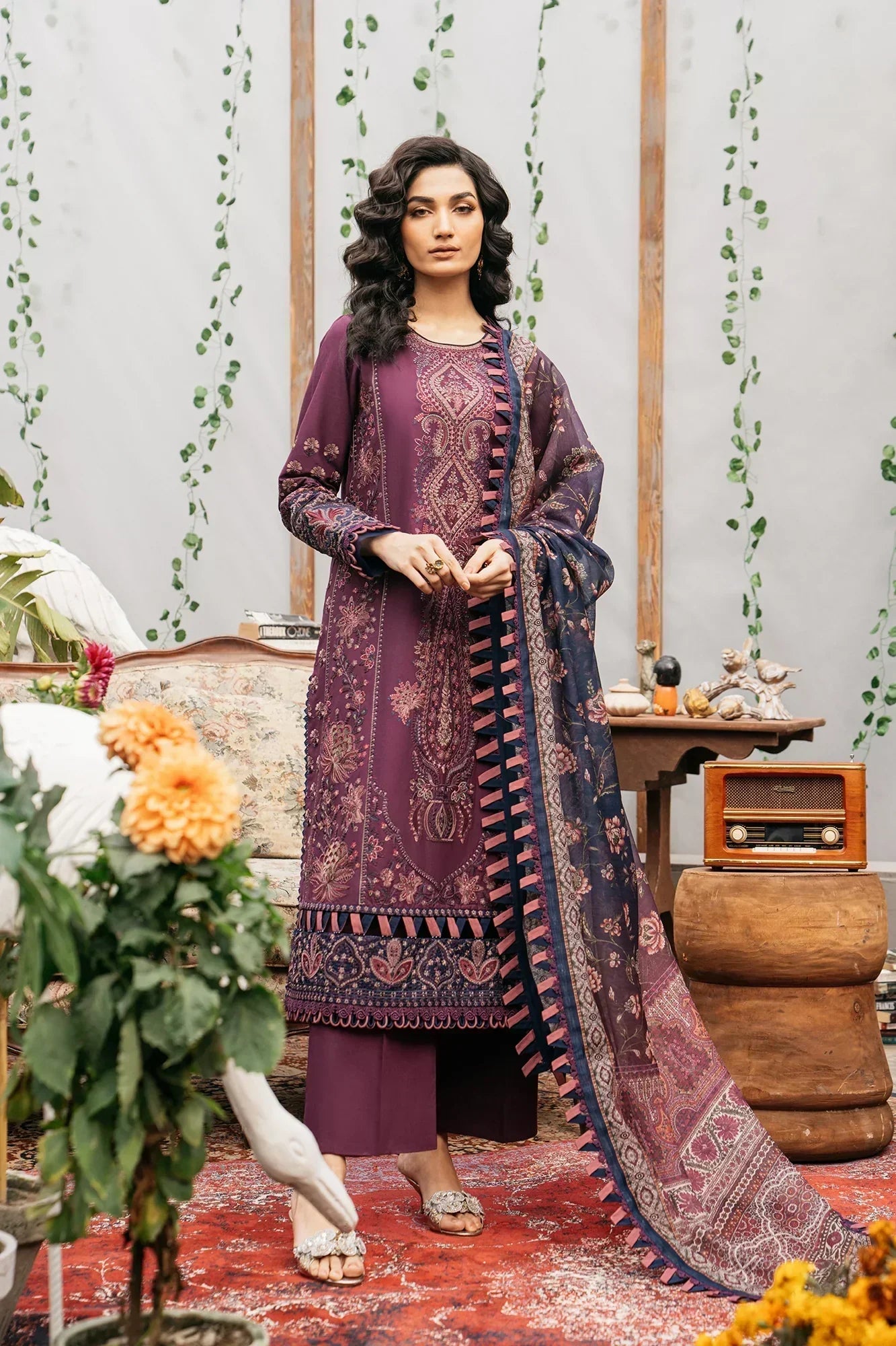 Ethnic | Rozana Collection SS 24 | E0406/203/520 - House Of Hania