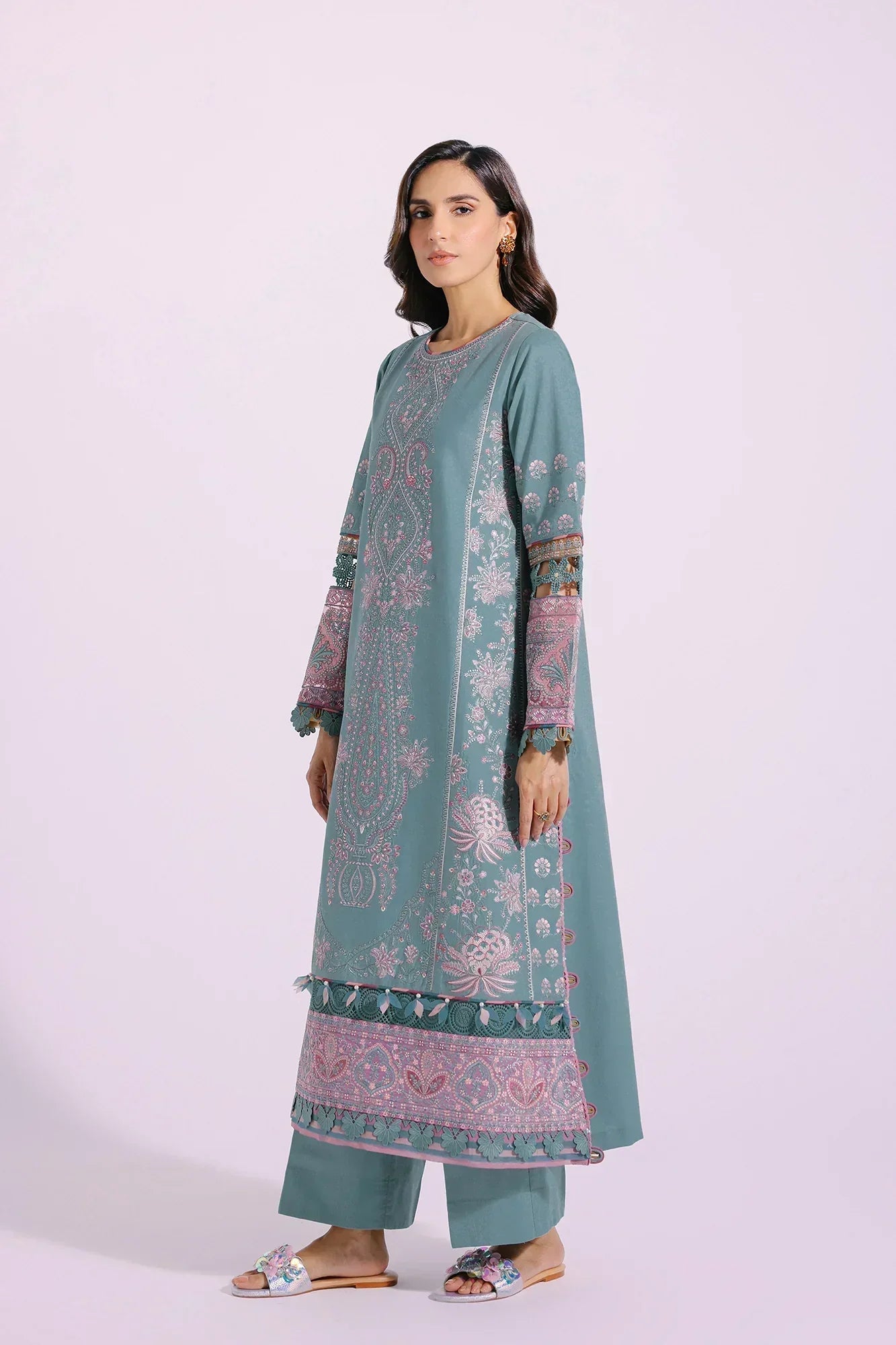 Ethnic | Rozana Collection SS 24 | E0406/203/718 - House Of Hania