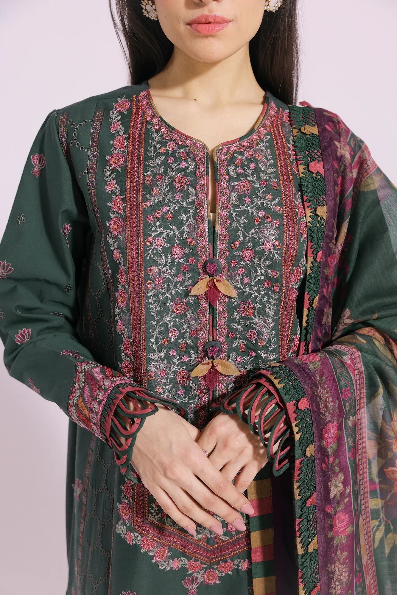 Ethnic | Rozana Collection SS 24 | E0410/203/707 - House Of Hania