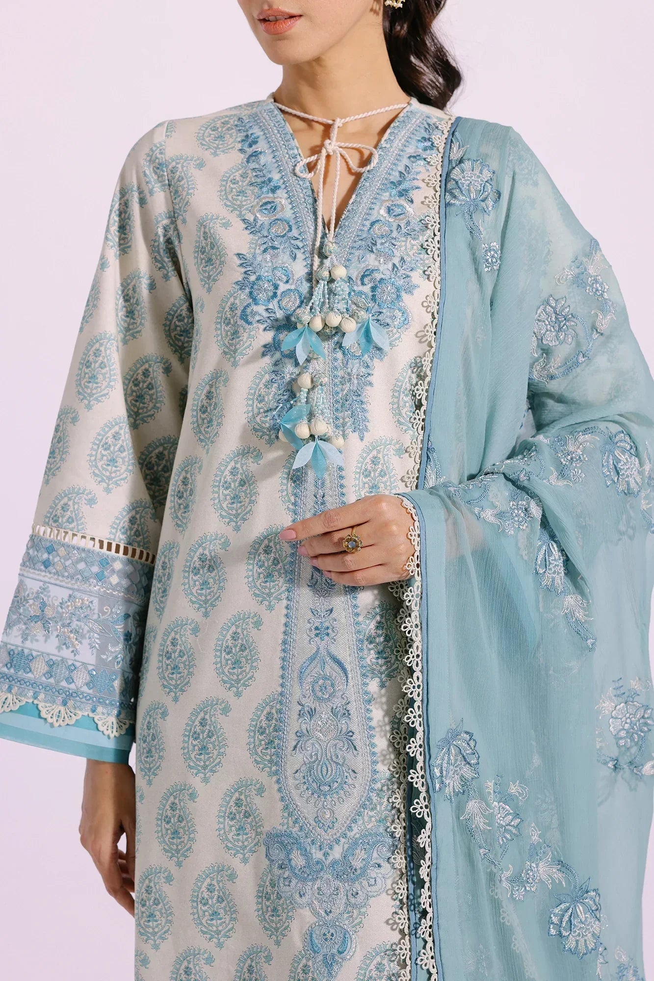 Ethnic | Rozana Collection SS 24 | E0414/203/130 - House Of Hania